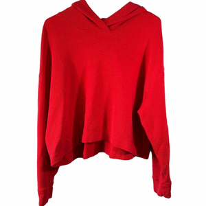 Athleta Vibrant Red Knit Top